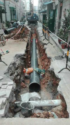 11月17日福城片区污水支管网工程建设日报